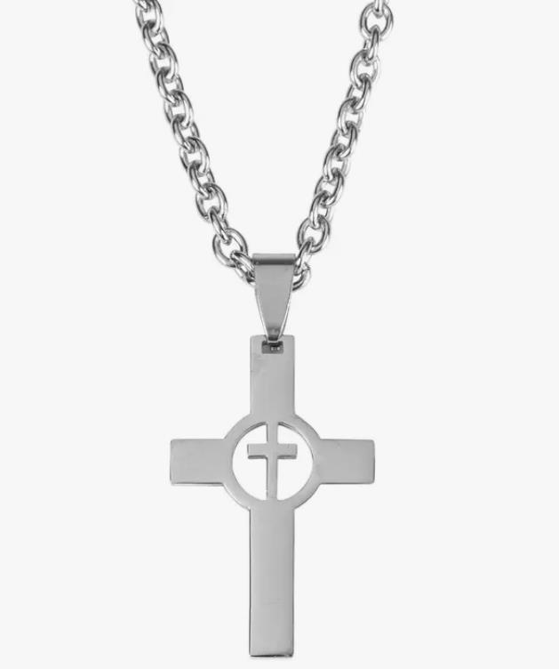 Stainless Steel Cross Necklace
