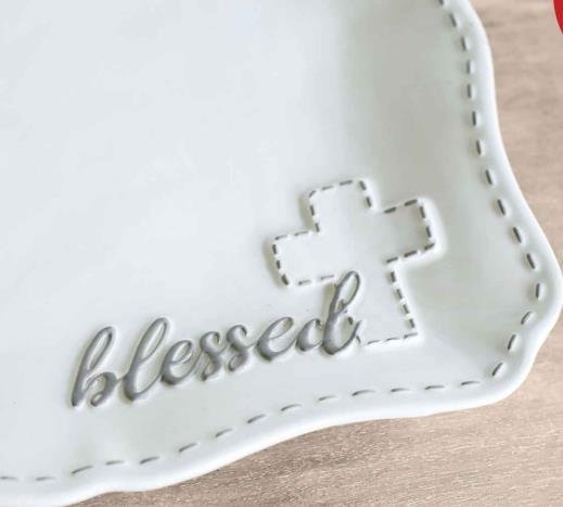 Blessed Square Platter