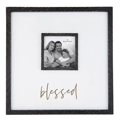 Blessed 12"sq Photo Frame