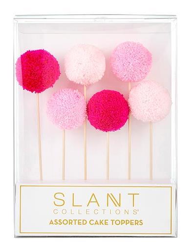 Pom Pom Cake Toppers
