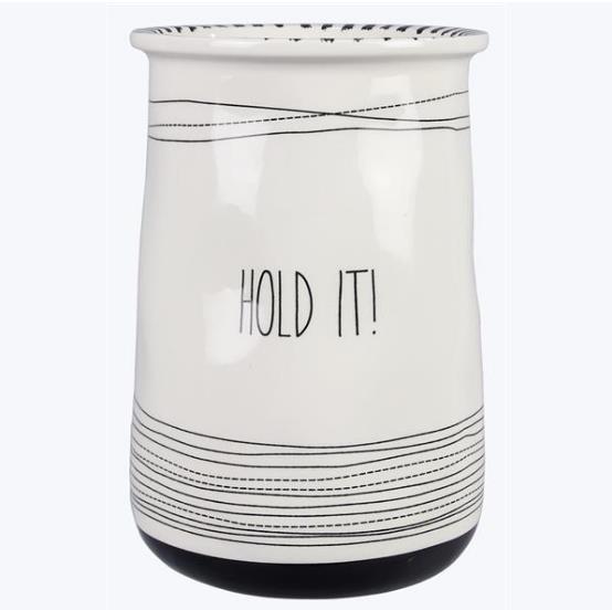 Hold It! Utensil Crock