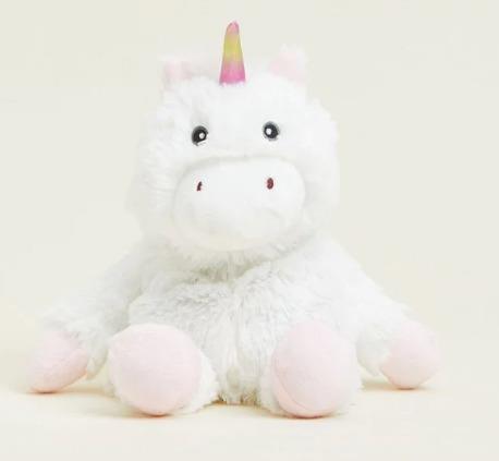 White Unicorn Jr Warmies