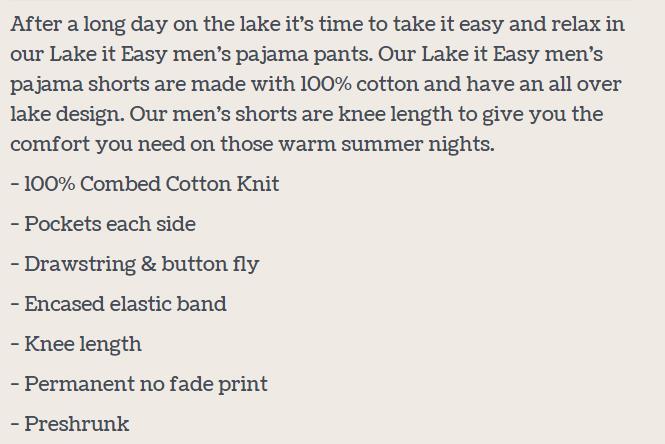 Lake It Easy Shorts XS