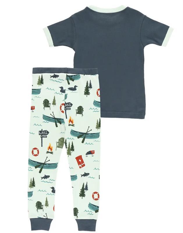 Rock The Boat Kid's Short Sleeve PJ's 3T