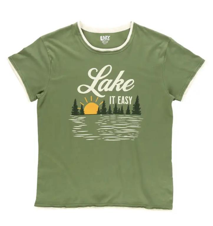 Lake It Easy Regular Fit PJ Tee L