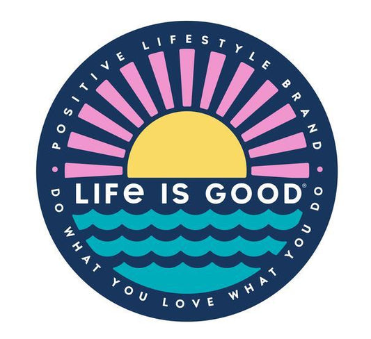 Sunset On The Water LIG Sticker