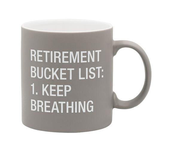 Retirement Bucket List Mug