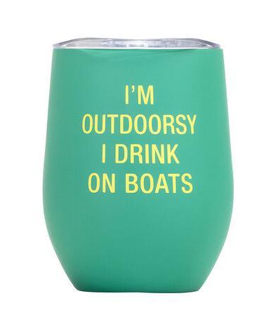 I'm Outdoorsy Chill Wine Tumbler