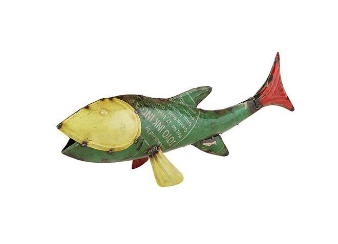 Colorful Iron Fish Decor