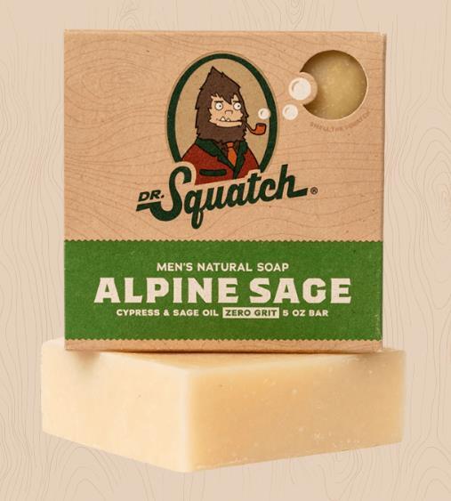 Alpine Sage Dr Squatch Bar Soap