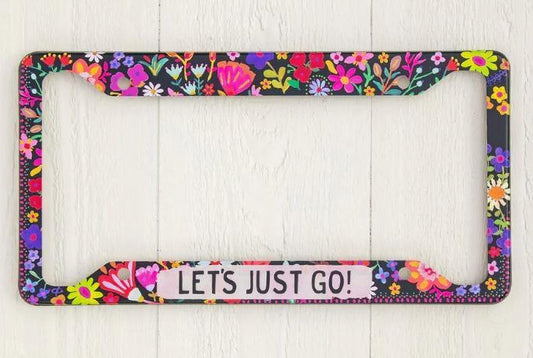 License Plate Cover - Let's Just Go