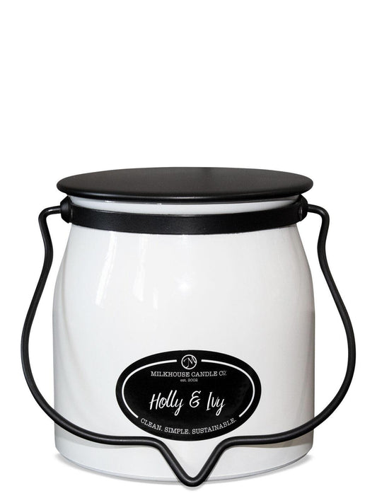 Holiday Home Butter Jar Candle