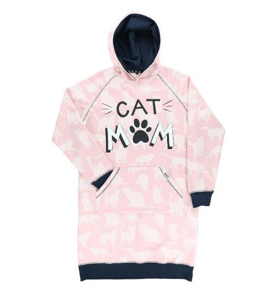 Cat Mom Sleep Hoodie S/M