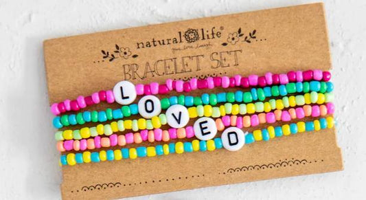 Loved Beaded Bracelet Set