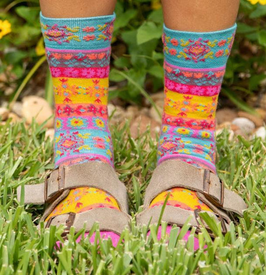 Boho Crew Sock