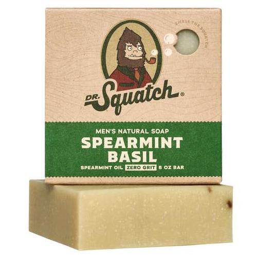Spearmint Basil Dr.Squatch Soap