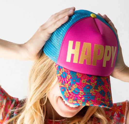 Happy Trucker Hat