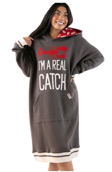 I'm A Real Catch Sleep Hoodie L/XL