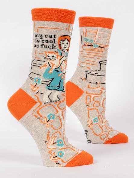 My Cat is Cool As F*ck Ladies Socks