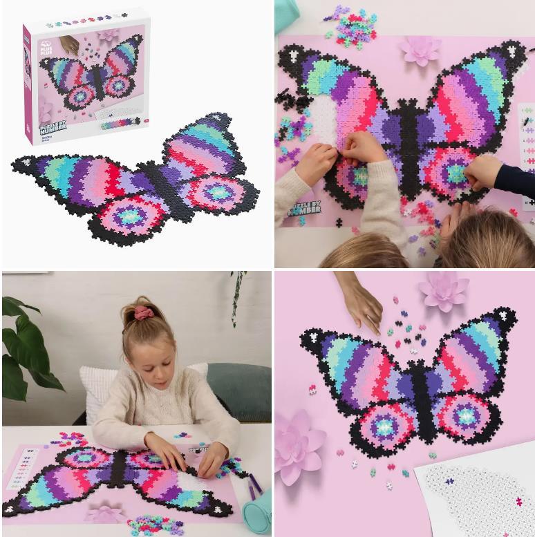 Butterfly Puzzle By Number