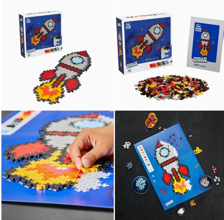 Rocket Puzzle By Number