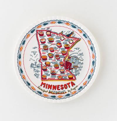 MN "Paper" Melamine Plate