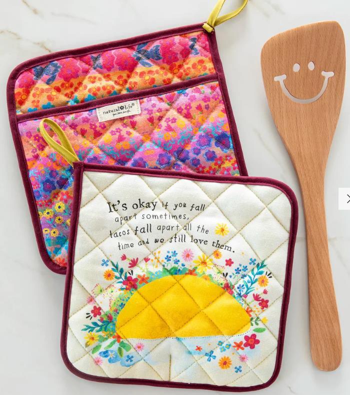 Oven Mitt & Spoon Love Tacos Set