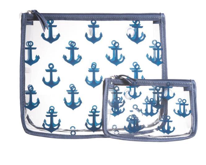 Navy Anchor Bag Insert