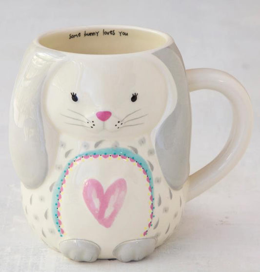 Bunny Folk Art Mug