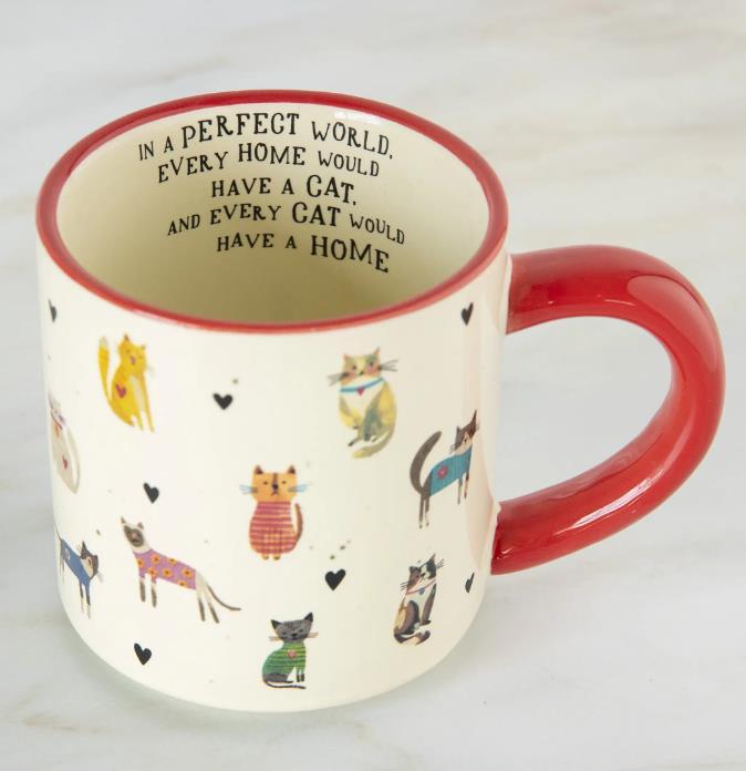 Every Home Has A Cat Bungalow Mug