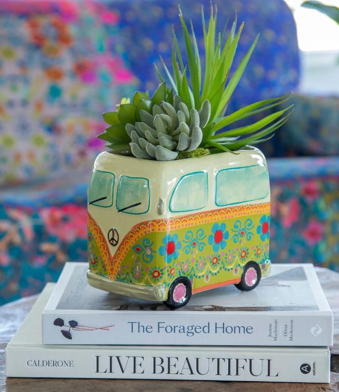 Green Bus Planter