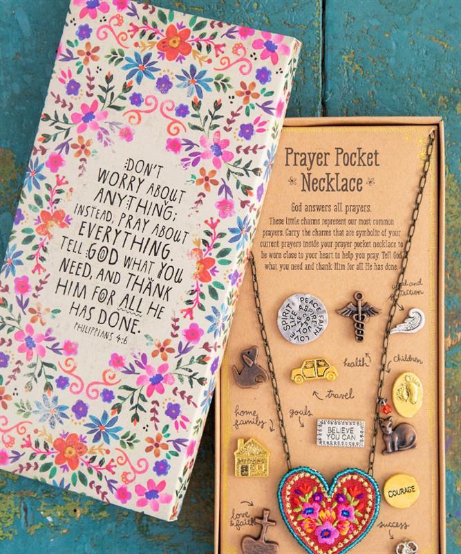 Prayer Pocket Heart Necklace