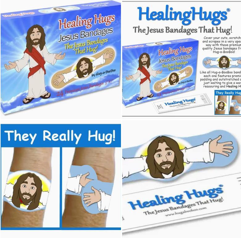 Healing Hands Jesus Bandaids