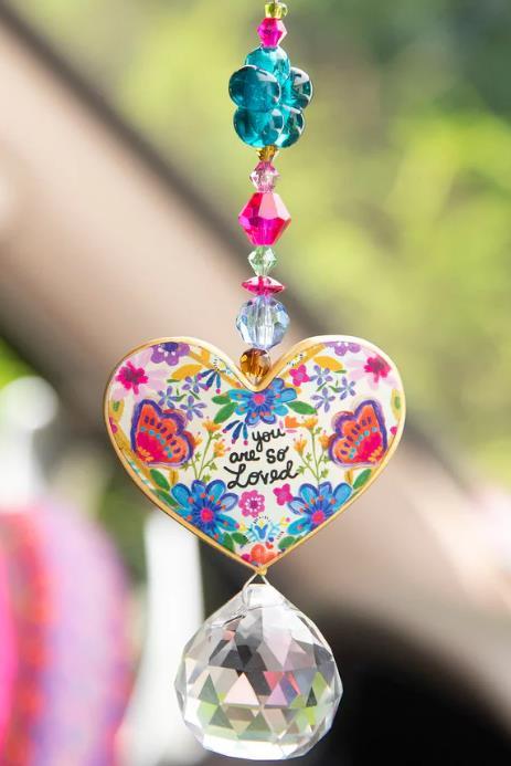 So Loved Heart Sun Catcher