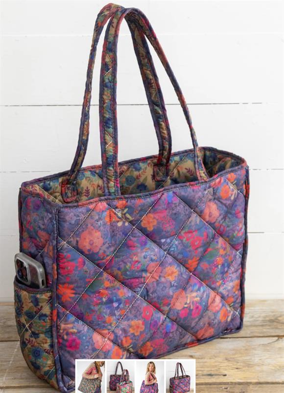 Quilted Large Reversible Tote