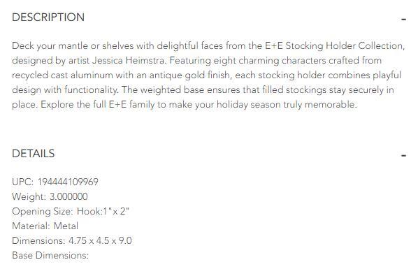 Emerson Stocking Holder