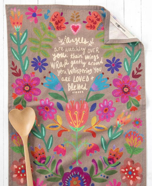 Angels Watching Dishtowel