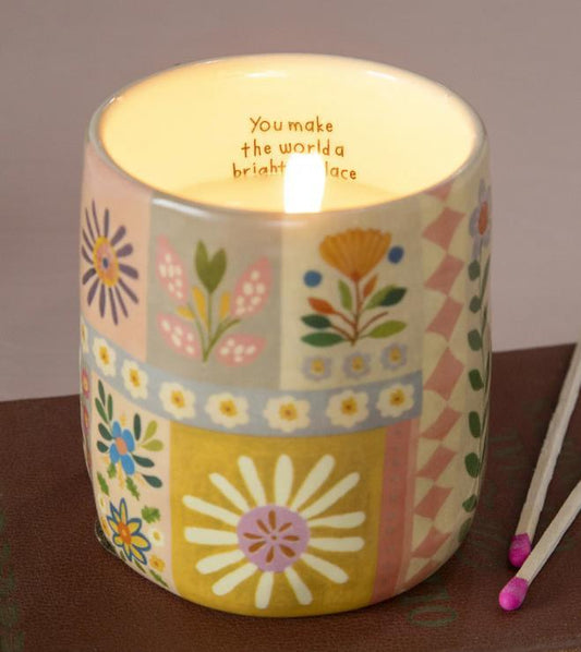 Brighter Place Secret Message Candle