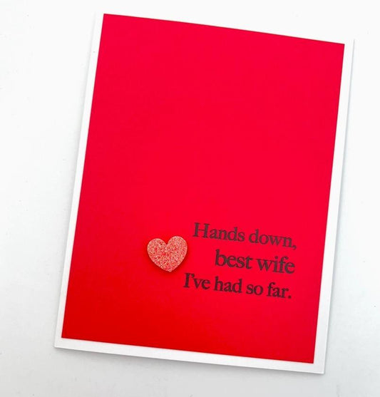 Best Wife so Far Card