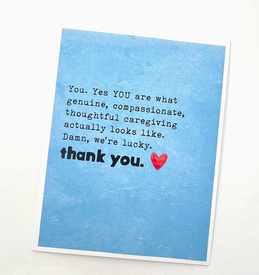 Thank You Genuine Card
