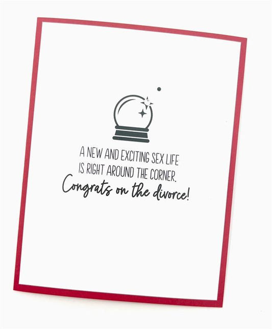 New & Exciting Sex Life Divorce Card