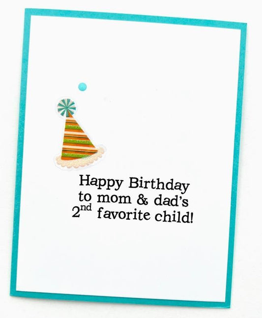 Second Favorite Card Card