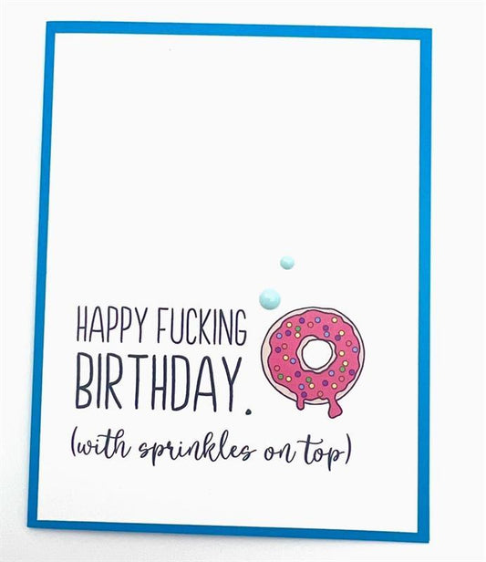 Donut Sprinkles on Top Card