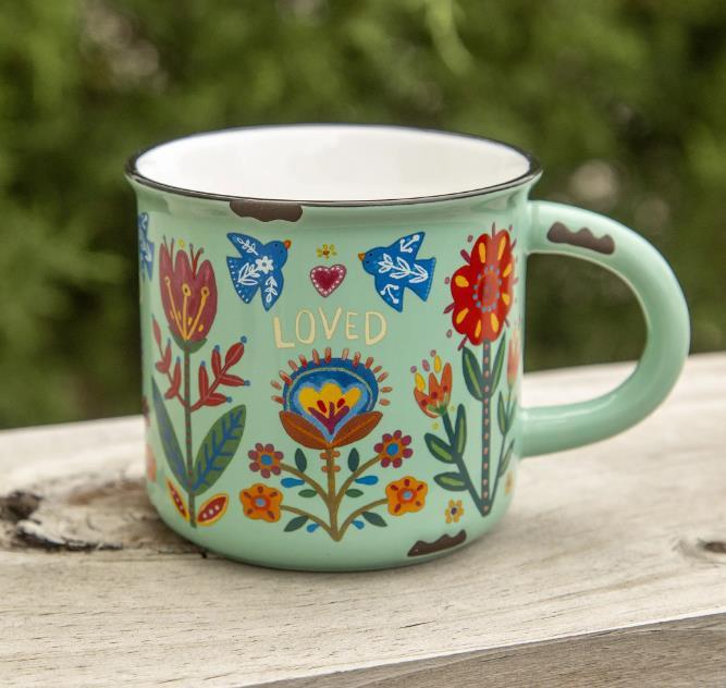 Loved Mint Camp Mug