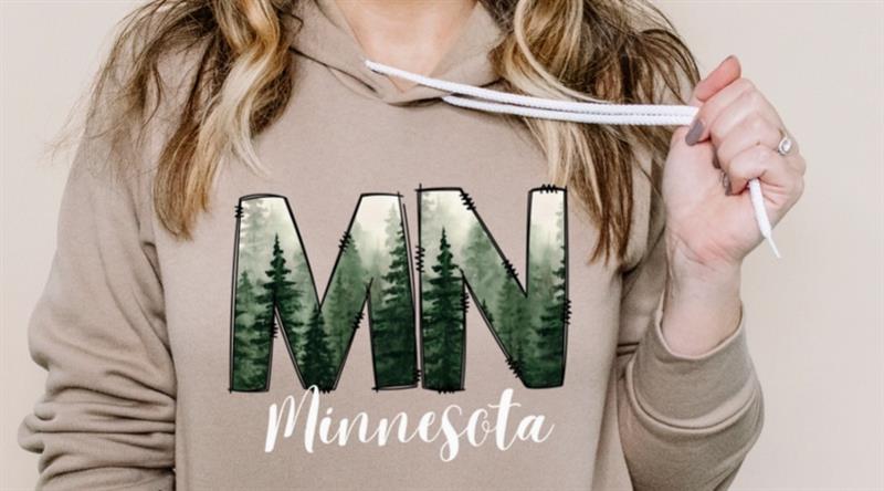 Trees MN Hoodie 3XL