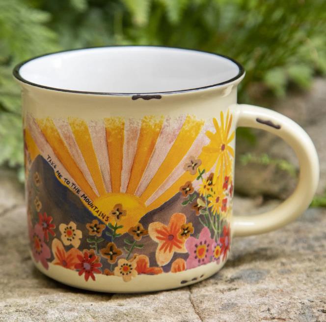 Mountains Camp Fire Mug