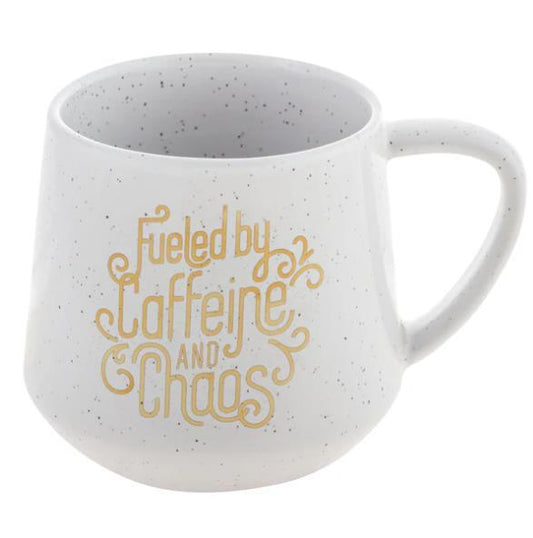 Fueled by Caffeine & Chaos Chic Mug