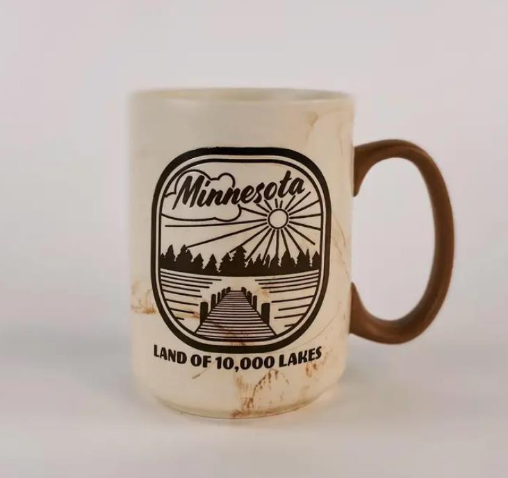 Lake Life Marbled Mug