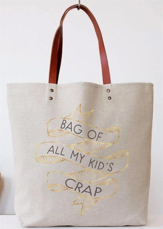 Bag Of My Kids Crap Canvas Bag