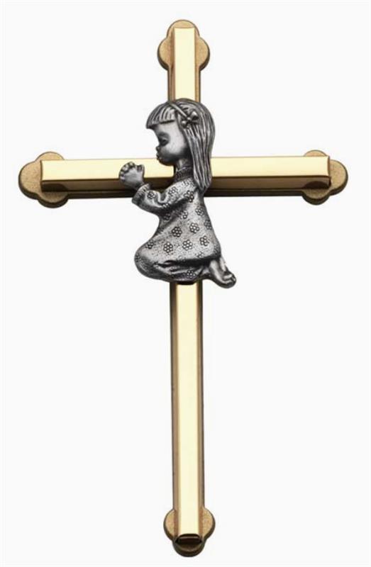 Praying Girl Cross